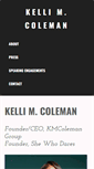 Mobile Screenshot of kellimcoleman.com